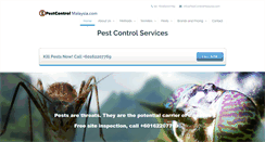 Desktop Screenshot of pestcontrolmalaysia.com