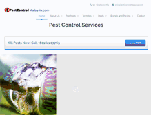 Tablet Screenshot of pestcontrolmalaysia.com